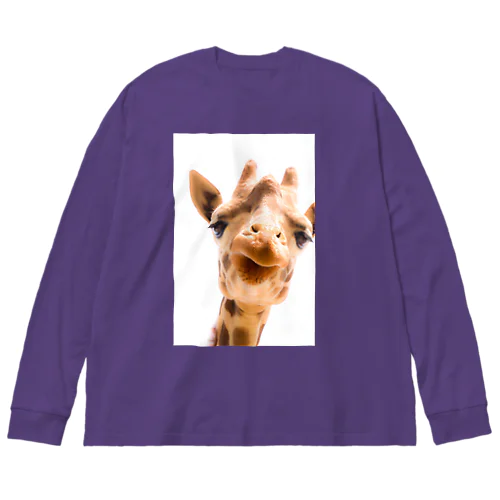 Giraffe Big Long Sleeve T-Shirt