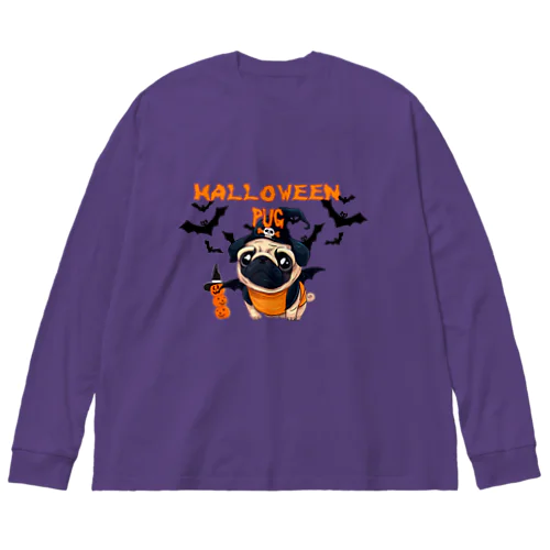 ハロウィン　パグ Big Long Sleeve T-Shirt