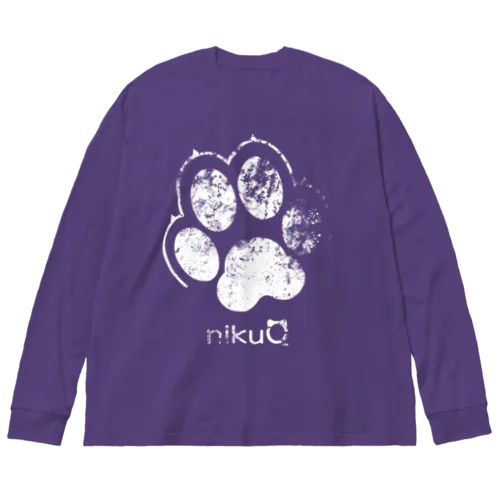 肉球をモチーフにしたオリジナルブランド「nikuQ」（犬タイプ）です Big Long Sleeve T-Shirt