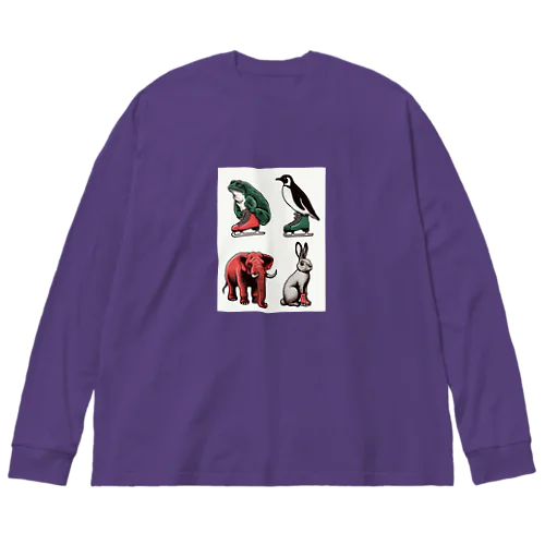 【孤独を愛する４人】スケート編（フィギュアスケート） Big Long Sleeve T-Shirt