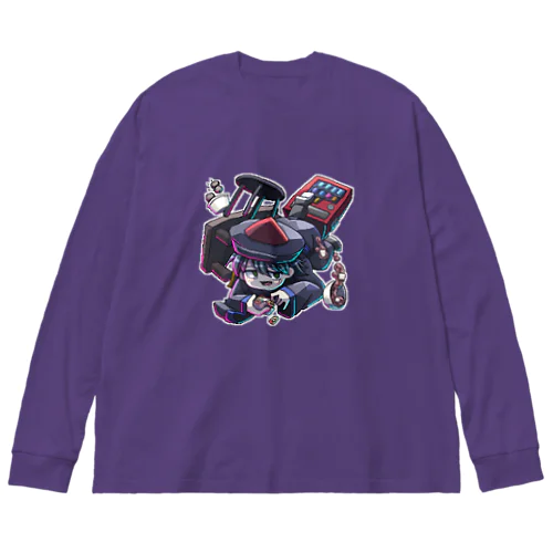 ジウダオ_サイバードット Big Long Sleeve T-Shirt