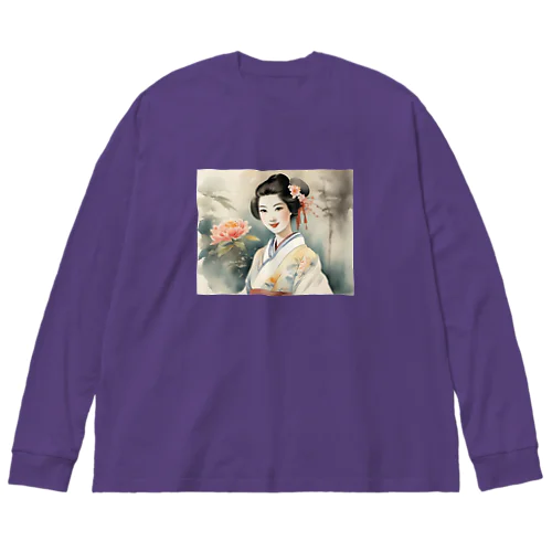 日本人女性魅 Big Long Sleeve T-Shirt