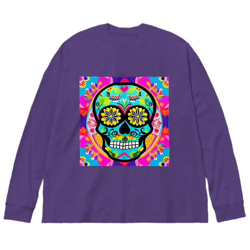 sugarskull ビッグシルエットロングスリーブTシャツ