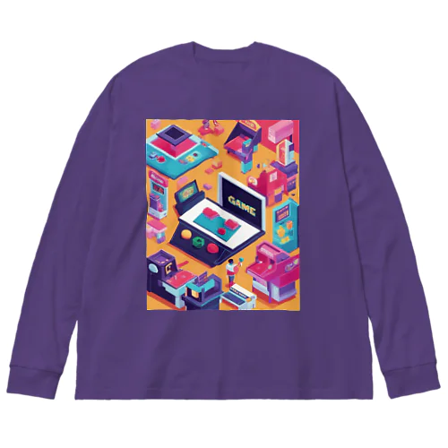 アーケードゲーム Big Long Sleeve T-Shirt