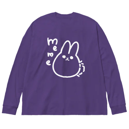 うさぎのmeme ビッグシルエットロングスリーブTシャツ