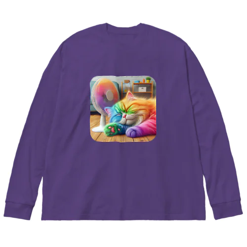 眠りネコ Big Long Sleeve T-Shirt