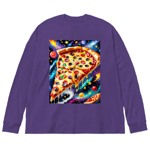 ピザギャラクシー Big Long Sleeve T-Shirt