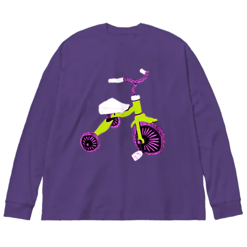 三輪車 Big Long Sleeve T-Shirt