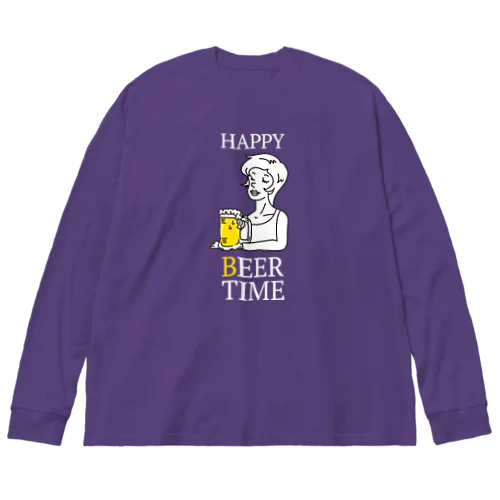 BEER TIME Big Long Sleeve T-Shirt