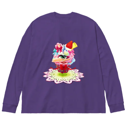 ヴィジュアル系カップケーキ ビッグシルエットロングスリーブTシャツ