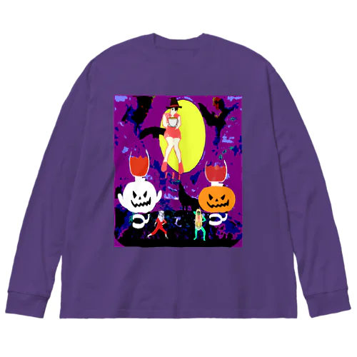 ハロウィーンコーヒーパーティー Big Long Sleeve T-Shirt