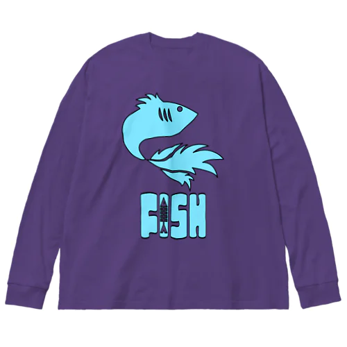 FISH Big Long Sleeve T-Shirt