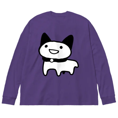 ねこ ビッグシルエットロングスリーブTシャツ