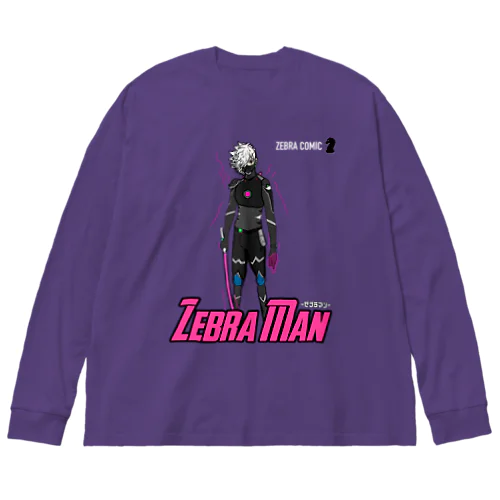 宮島 楓馬 / ZebraMan （第1巻 “HOLDer” ） ビッグシルエットロングスリーブTシャツ