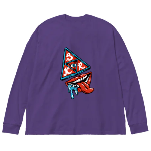 Triangle man トップス ビッグシルエットロングスリーブTシャツ