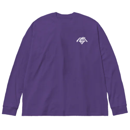 バカナイトTV(ロゴ白) Big Long Sleeve T-Shirt