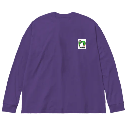 草むら地域ねこ（polly） Big Long Sleeve T-Shirt