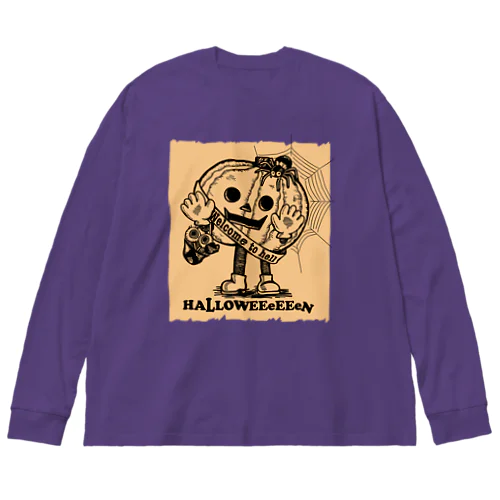 ハロウィーーンかぼちゃん Big Long Sleeve T-Shirt