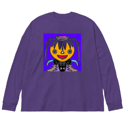 ハロウィンかぼちゃガール Big Long Sleeve T-Shirt