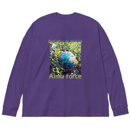 Botanical world 文書 Big Long Sleeve T-Shirt