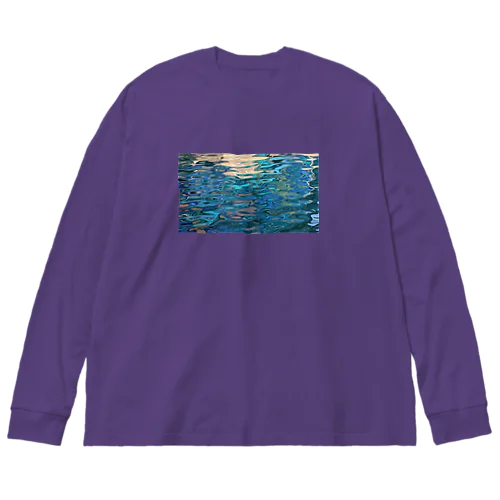 夢の国 水面 Big Long Sleeve T-Shirt