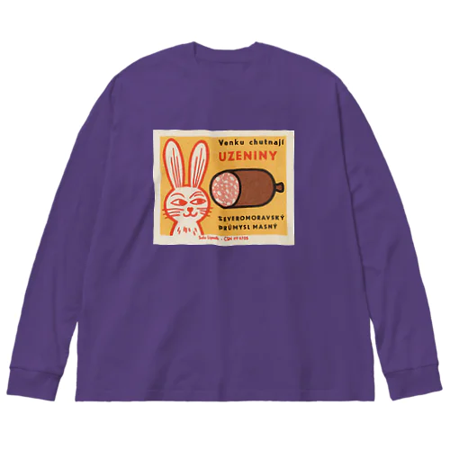 チェコ　ウサギとソーセージ Big Long Sleeve T-Shirt