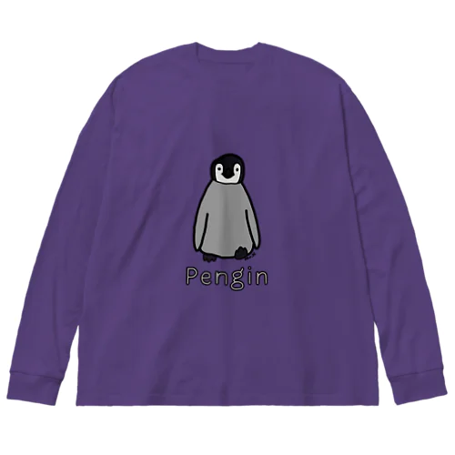 Pengin (ペンギン) 色デザイン ビッグシルエットロングスリーブTシャツ