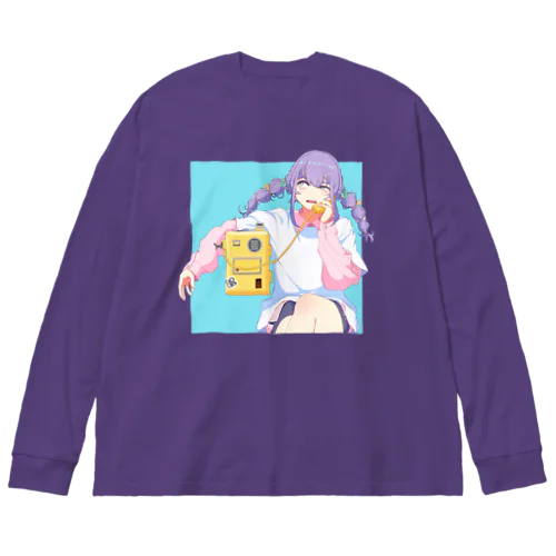 槌井こだま　ノスタルジックテレフォン Big Long Sleeve T-Shirt