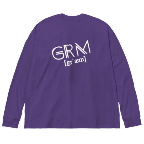 GRMロゴジャマイカ国旗ジップパーカー Big Long Sleeve T-Shirt