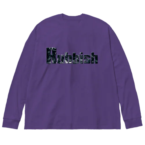 Rubbish ロゴ ビッグシルエットロングスリーブTシャツ