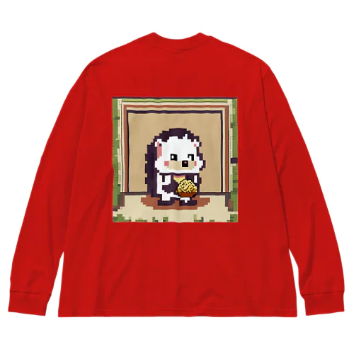 ハリネズミのおやつタイム Big Long Sleeve T-Shirt