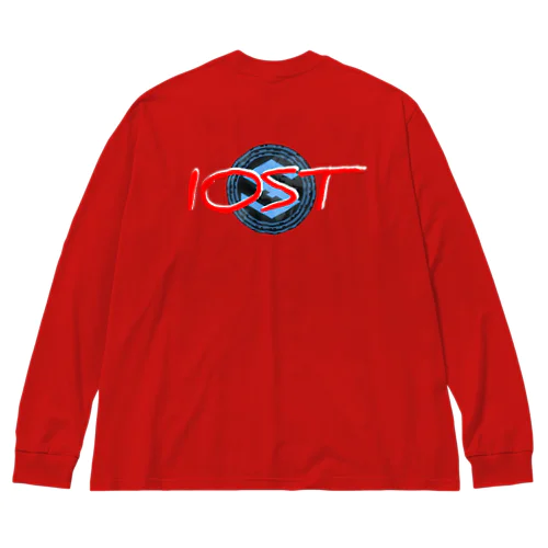 IOST（バックプリントシリーズ）【ホッパーデザイン】 Big Long Sleeve T-Shirt