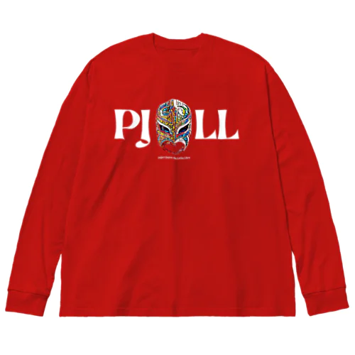 PJLL Logo&Mask ビッグシルエットロングスリーブTシャツ