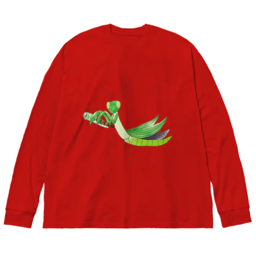 ゆるいカマキリ Big Long Sleeve T-Shirt