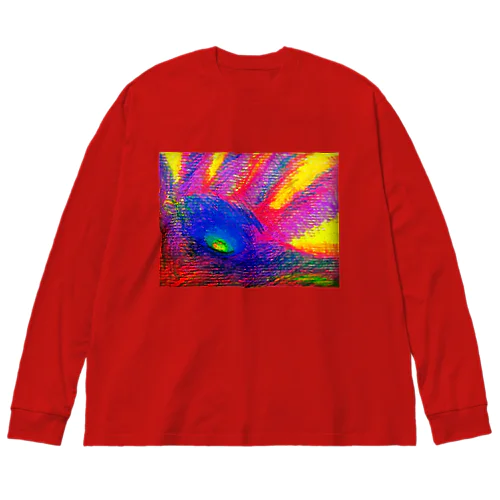 クレヨン　カラフルアート Big Long Sleeve T-Shirt