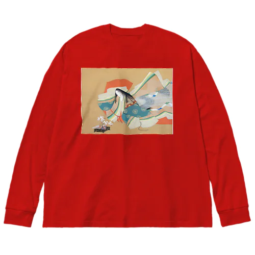 日本画：上村松園_伊勢大輔(1929) Big Long Sleeve T-Shirt