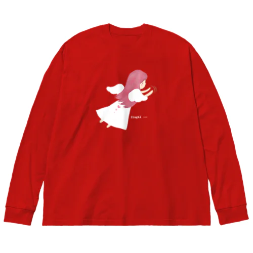 angel pushing back Big Long Sleeve T-Shirt