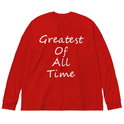 GOAT(ホワイト) Big Long Sleeve T-Shirt