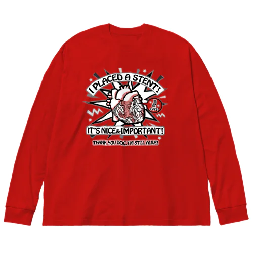 ステントあり Big Long Sleeve T-Shirt