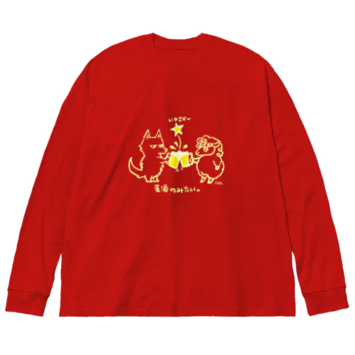 いやさか、濃いめ。 Big Long Sleeve T-Shirt