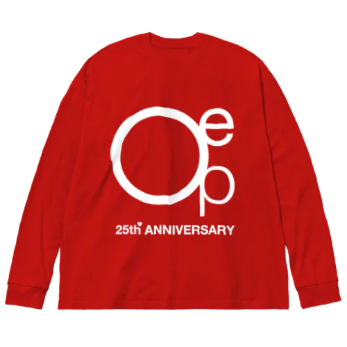 OEP 25周年記念グッズたち（ホワイト） Big Long Sleeve T-Shirt