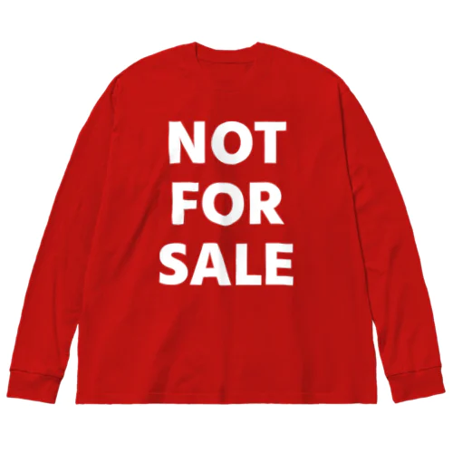 NOT FOR SALE ビッグシルエットロングスリーブTシャツ