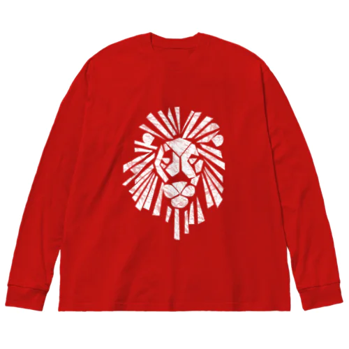 ホワイトライオンマーク Big Long Sleeve T-Shirt