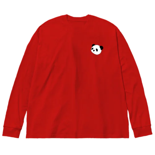 ちょっと横向きパンダくん Big Long Sleeve T-Shirt