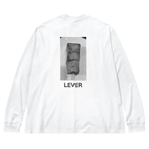 レバー Big Long Sleeve T-Shirt