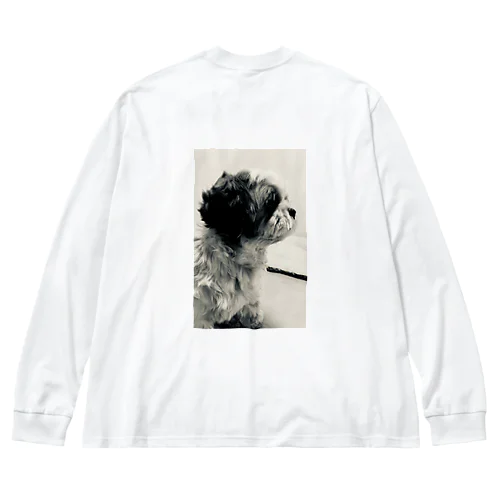 シーズー犬の横顔 Big Long Sleeve T-Shirt