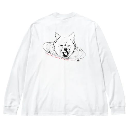 HAPPY DOGS PLANET ビッグシルエットロングスリーブTシャツ