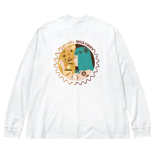 curry naru Tシャツ Big Long Sleeve T-Shirt