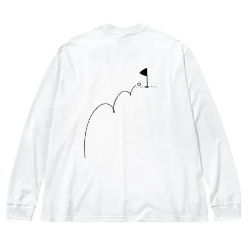 バックプリント カップイン ゴルフTシャツ Big Long Sleeve T-Shirt