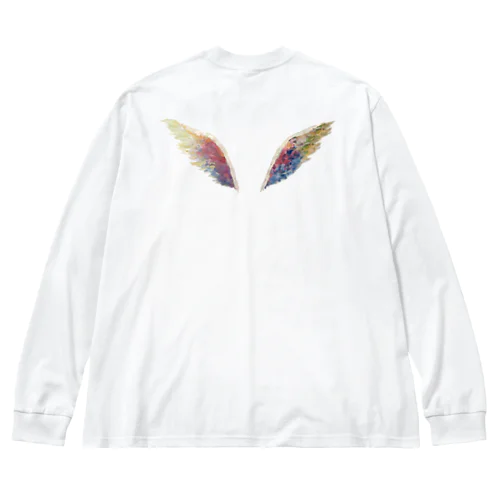 天使の羽 ビッグシルエットロングスリーブTシャツ
